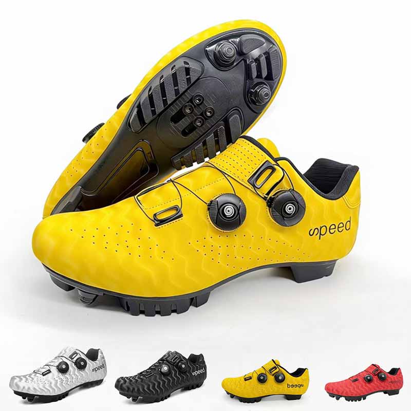 Cycling Commuter Shoes - Men Breathable Cycling Shoes MTB Mountain