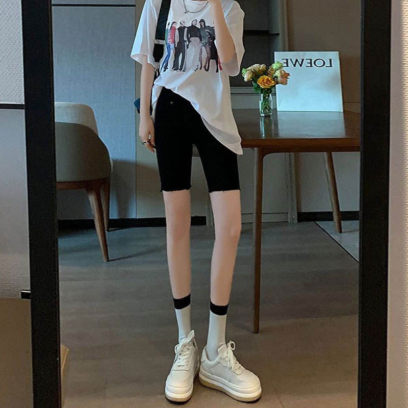Black Denim Short Shorts Women - огляд і ціна Cycling Shorts For Commute
