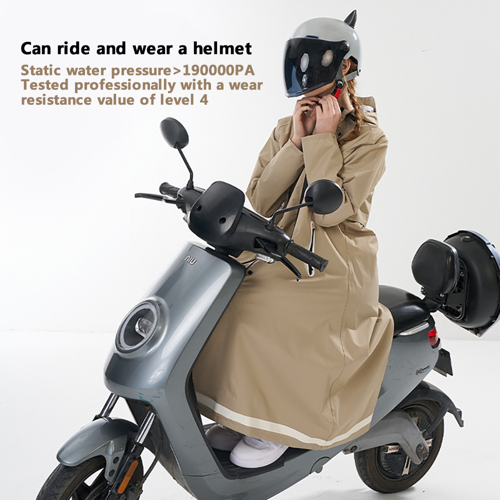 Long Waterproof Rain Poncho fo - огляд і ціна Cycling Rain Jacket Commute