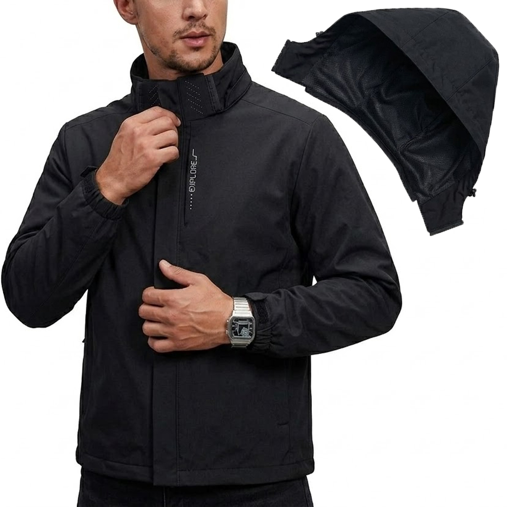 Mens Waterproof Tactical Windb - огляд і ціна Cycling Rain Jacket Commute