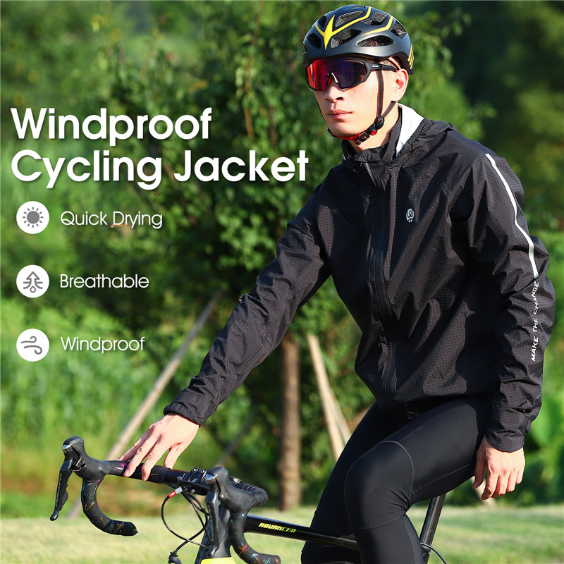 WEST BIKING Cycling Jacket Men - огляд і ціна Cycling Rain Jacket Commute