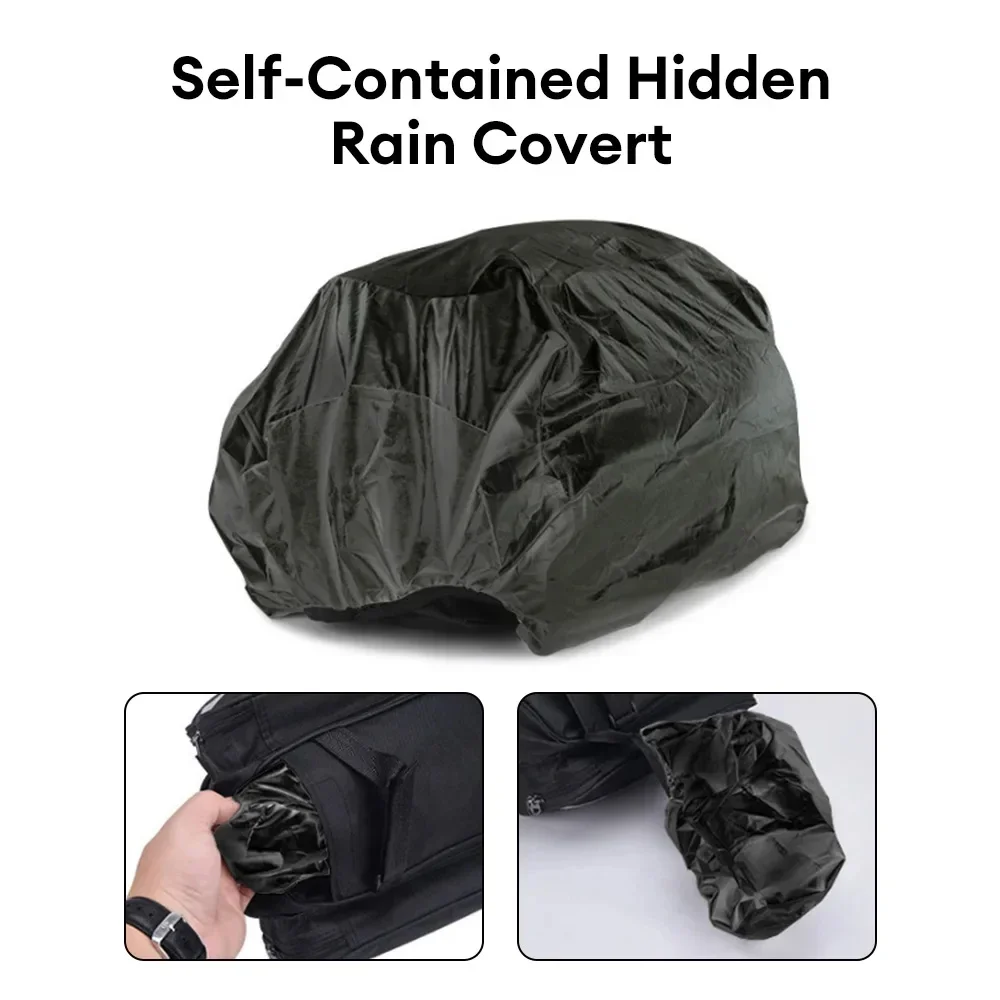 Bicycle Trunk Bag 27L Bicycle  - огляд і ціна Cycling Commute In Rain